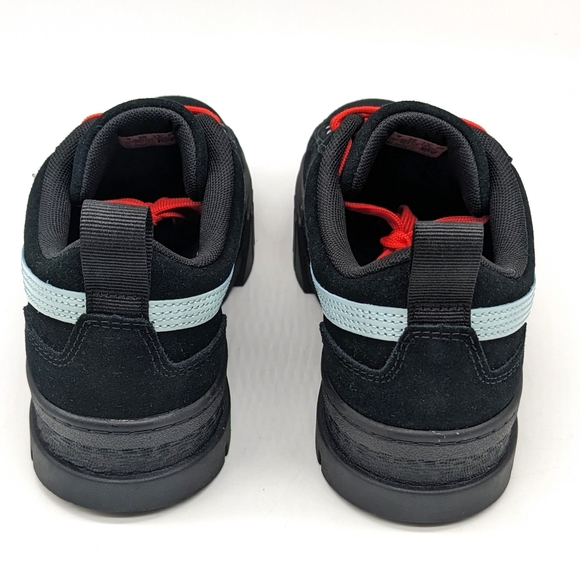 Puma Dua Lipa Mayze SD Suede Black & Red Platform Sneakers Women's 7.5 387294-06 - Picture 4 of 6